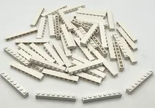 Lego 50 New White Brick 1 x 8 Bricks Building Blocks Pieces