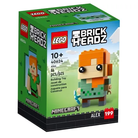 LEGO 40624 BrickHeadz Alex Minecraft New Sealed Retired Safe Shipping