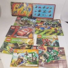 LEGO Instruction Manuals Lot Ninjago Power Miners Cars Racers Lego Movie Castle