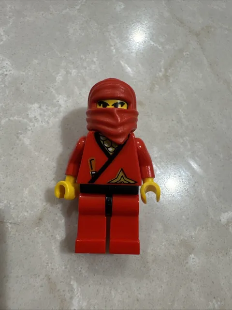 LEGO Minifigure Red Ninja From Ninja Sets  3051 3053 3052 3074 3050