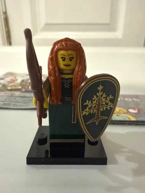 LEGO Minifigures Series 9 Forest Maiden Minifigure w/ Shield & Spear