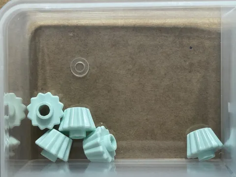 LEGO Parts - Light Aqua Minifigure, Utensil Cupcake Liner - No 79743 - QTY 5
