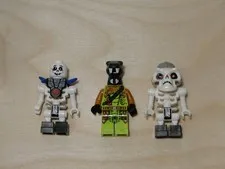 LEGO Minifigure Ninjago Zoltar Krazi Kruncha Lot of 3