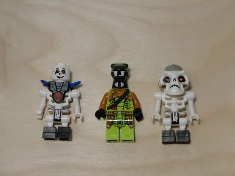 LEGO Minifigure Ninjago Zoltar Krazi Kruncha Lot of 3