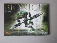 Lego Building Instructions Instruction Bionicle 8589 Lerak