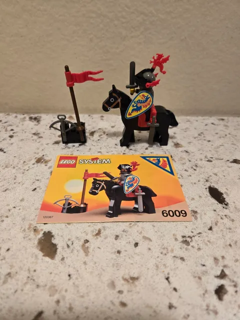 Used-LEGO Castle: Black Knight (6009) With Instructions