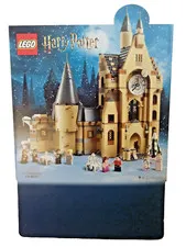 LEGO HARRY POTTER HOGWARTS CLOCK TOWER CLOCK TOWER ADVERTISING DISPLAY TEASER SIGN 75948