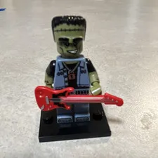 LEGO Minifigures Series 14 Monsters 71010 Monster Rocker w/ Red Guitar Foil