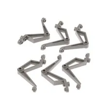 6x LEGO Support 8x1 Small Column Beam Dark Grey Insectoids 4114696 30211
