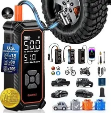 Olarhike Cordless Tire Inflator Portable Air Compressor 150Psi Dual
