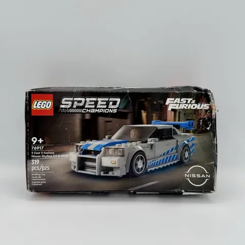 LEGO 76917 Speed Champions 2 Fast 2 Furious Nissan Skyline GT-R (R34) NEW Sealed