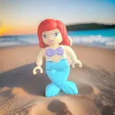 Lego Duplo Figure Ariel (Mermaid) teal