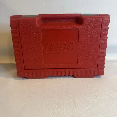 LEGO Vintage 1985 Red Plastic Carrying Case Storage Case 