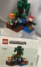 LEGO Minecraft 21240 The Swamp Adventure 65pc Complete Set No Box Alex 2023