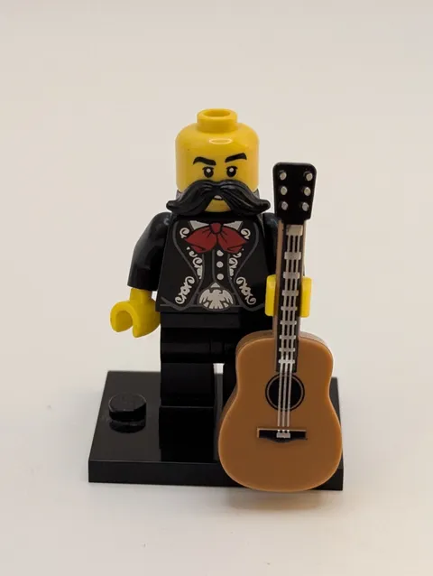 LEGO Mariachi Minifigure Series 16 CMF 71013 w/ Guitar No Hat Genuine