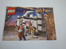 Vintage Lego Instructions Harry Potter 4712 Troll On The Loose