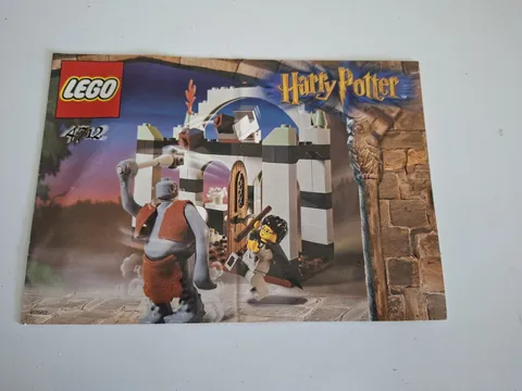 Vintage Lego Instructions Harry Potter 4712 Troll On The Loose