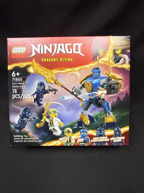 LEGO NINJAGO SET #71805 JAY'S MECH BATTLE PACK- DRAGONS RISING -FACTORY SEALED