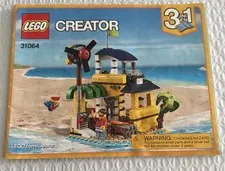 Lego Creator 3 In 1  Manual Only 31064 Tropical Island