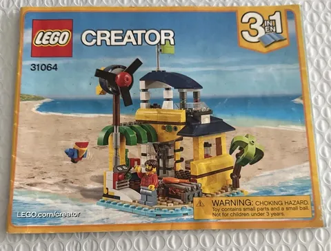Lego Creator 3 In 1  Manual Only 31064 Tropical Island