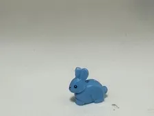 LEGO-Bunny / Rabbit with Black Eyes with White Pupils, Bright Pink Nose Patter