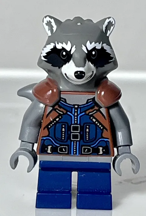 LEGO Marvel Super Heroes Rocket Raccoon Minifigure sh0384 From Sets 76079 76102