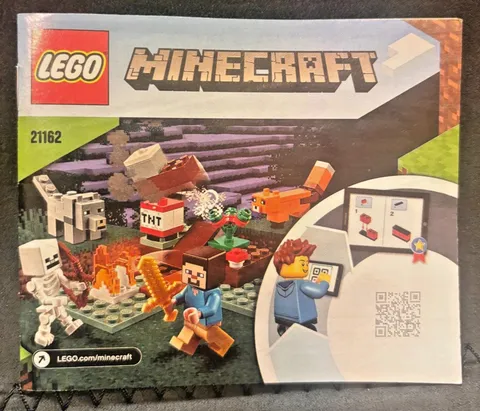 LEGO MINECRAFT 21162 Instruction Manual ONLY - THE WARPED FOREST (2)