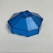 Lego 2418 Transparent Dark Blue Replacement Part Piece