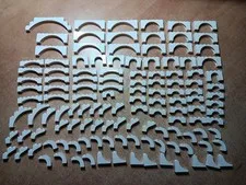 LEGO LOT 126 WHITE ARCH BRICKS 1X8X2 1X6X2 1X4X2 1X4 1X6 1X3X2 1X5X4