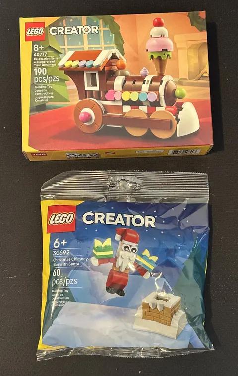 Lego Creator Celebration Series 4: Gingerbread Train Ornament-190 Pieces