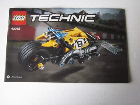 Lego Technic Building Instructions Instruction 42058