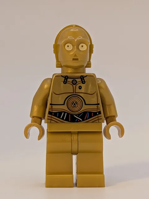 LEGO Star Wars C-3PO SW0365 Minifigure 9490 10236 Colorful Wires Genuine