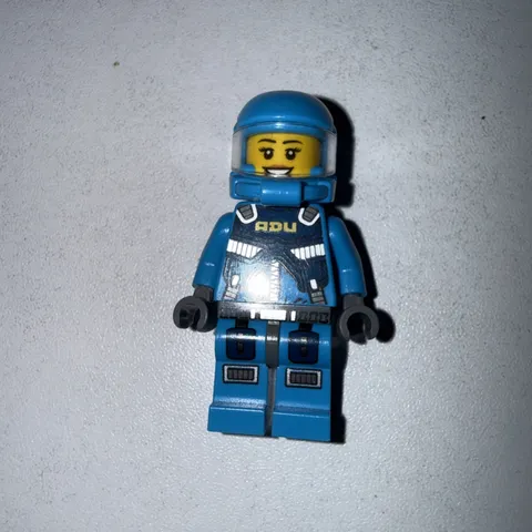 LEGO Alien Conquest Alien Defense Unit ADU Soldier 3 Minifigure Blue 7052 7066