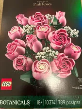 LEGO Botanicals Bouquet of Pink Roses (10374) 789 pcs 18+ Complete Set