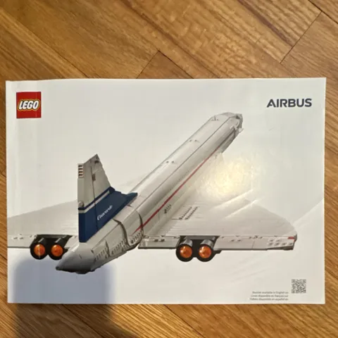 LEGO Airbus 2023 Illustrated Instruction Manual Booklet MPN 4515048