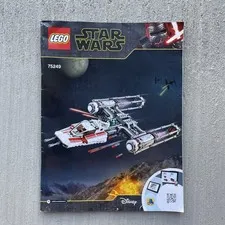 LEGO Book 75249 Stars Wars Resistance Y-Wing Starfighter Instruction Manual Only