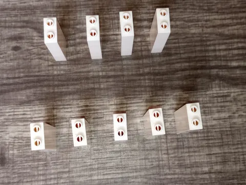 9 pieces White Genuine Lego 1 x 2 x 5 Brick part 2454 open studs WYSIWYG IRL