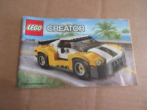 LEGO Creator yellow car 31046 manual