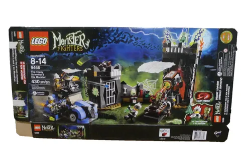 Lego Monster Fighters Set 9466 The Crazy Scientist & His Monster  Empty Box Only