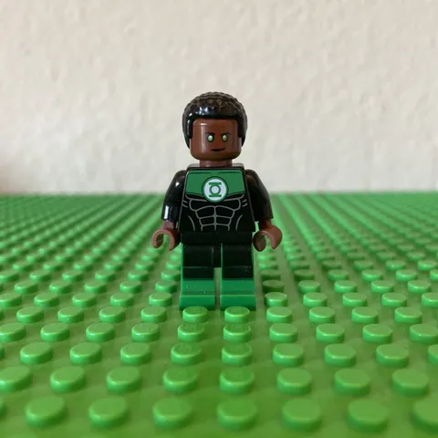 LEGO DC Super Heroes Green Lantern John Stewart Minifigure SH428 Rare 2017