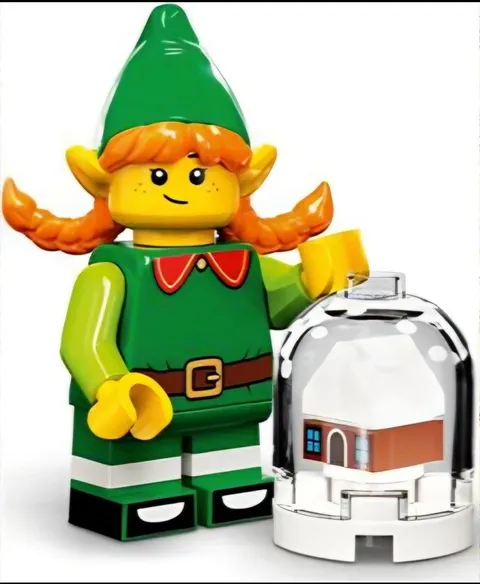 LEGO Series 23 71034 Collectible Minifigure Christmas Elf #5 Holiday NEW SEALED