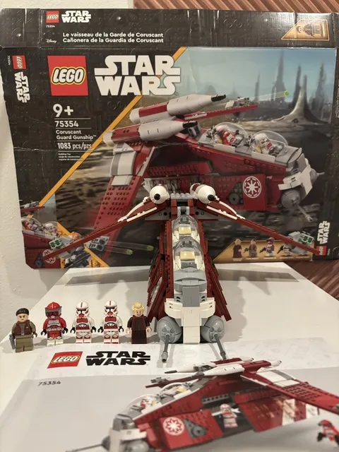 LEGO Star Wars 75354 Coruscant Guard Gunship 1083 pcs 9+ Brick Separator RETIRED