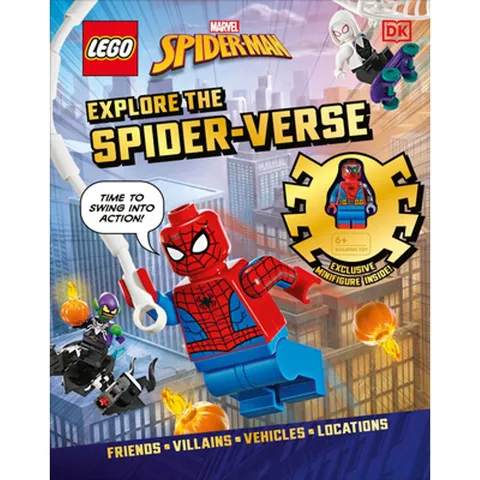 LEGO Marvel Spider-Man Spider-Verse Book & Minifigure DK