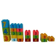 Lego DUPLO-12 Printed Graphics-Number -Blocks Specialty-Lot Mixed Replacements