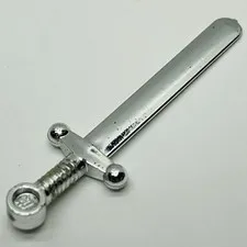 LEGO® Chrome Silver Greatsword (71014) Minifigure Knight Sword Blade Castle #59