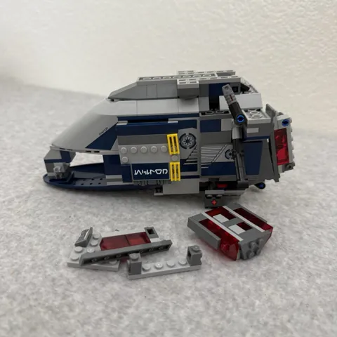 LEGO Star Wars Coruscant Police Gunship Set 75046 Incomplete