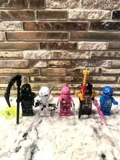 Ninjago White Nindroid Possessed Lloyd Custom Lego Minifigure Lot of 5!🔥🔥🔥