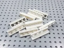 LEGO Lot of 10 White 1x4x1 Lattice Fence Accessory Minifig BR
