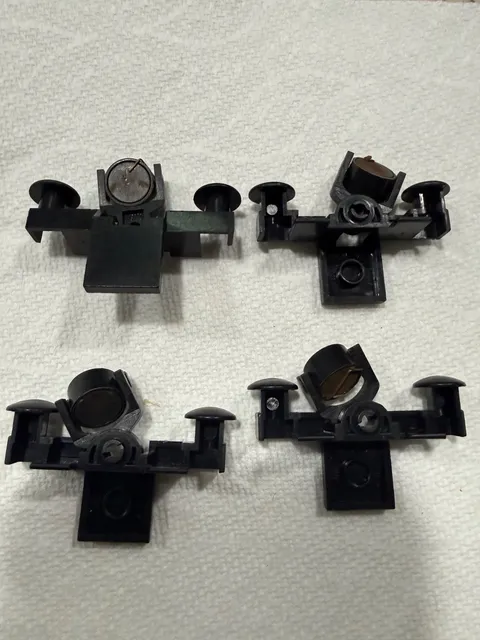 Vintage Lego Train Buffer-Coupling With Magnet Black