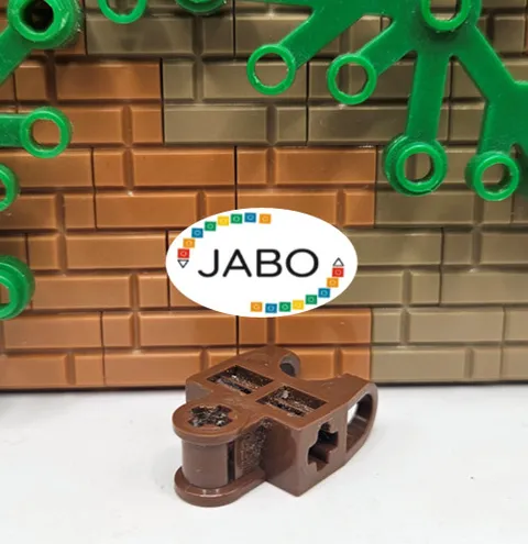 (S13 / 8 / 11) LEGO Technic 32174 Axle Connector 2 x 3 Axle Connector Brown